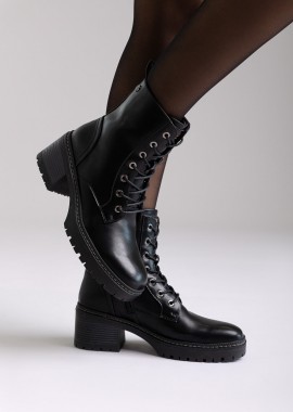 Xti Footwear - Xti Footwear Αρβυλάκια με ραφές - 144454 - Μαύρο Ματ
