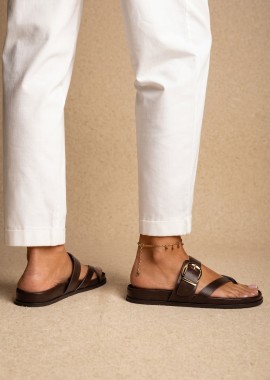 CORINA Crossover Σανδάλια - 6410 - Brown Matte