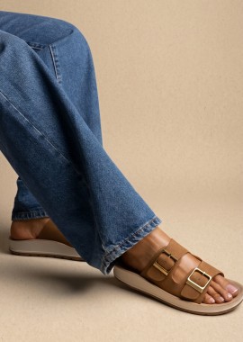 Gold Star - Gold Star Σανδάλια με αγκράφες - 6230-A23065 - Tan Suede