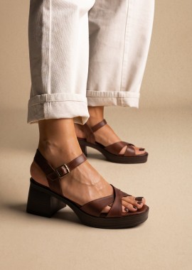 TFP - TFP Πέδιλα Με Μπαρέτα - L923 - Brown Matte