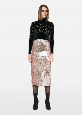 Cutcuutur - Skirt In Pink Sequin