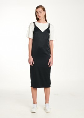 Cutcuutur - Dress In Black Satin