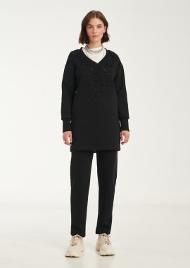 Sweater Dress In Black
