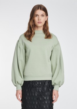 Cutcuutur - Sweatshirt With Cut-out in Mint