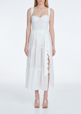 Cutcuutur - Sheer Cover-Up in White