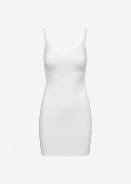 Slip Dress in White
