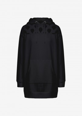Cutcuutur - Sweatshirt Dress in Black