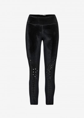 Cutcuutur - Leggings in Black Velour