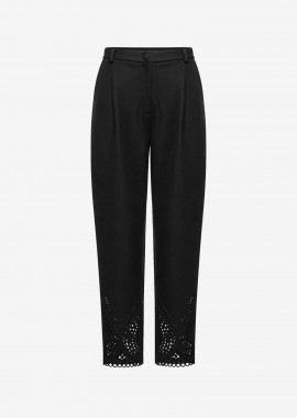 Cutcuutur - Pleated Pants in Black