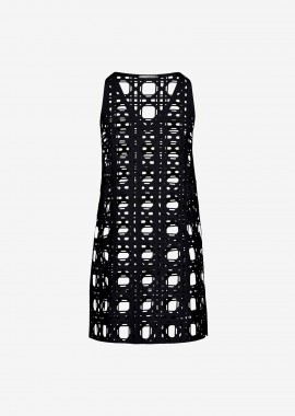 Cutcuutur - Oversized Tank Top in Black
