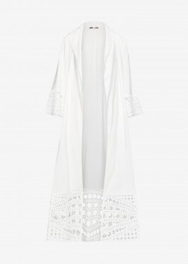 Long Kimono in White