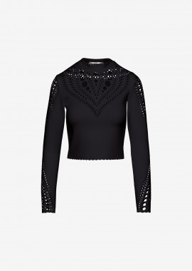 Cutcuutur - Cropped Top in Black