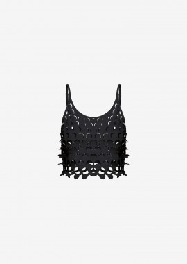 Cutcuutur - Cropped Camisole in Black