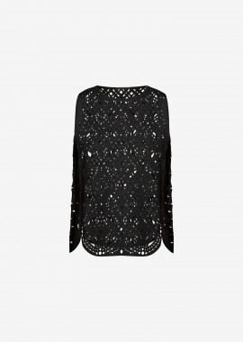 Cutcuutur - Paneled Tank Top in Black
