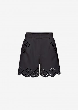 Cutcuutur - Pleated Shorts in Black