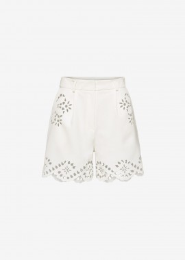 Cutcuutur - Pleated Shorts in White