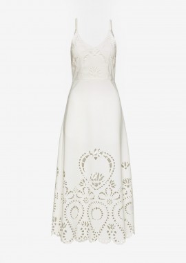 Cutcuutur - Long Dress in White