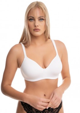 Σουτιεν Plus Size Soft Cup Norddiva Λευκό