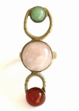 Triple Stone Ring