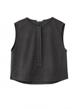 Philosophy - Philosophy Twill T/R Cropped Top BL12003 Καφέ