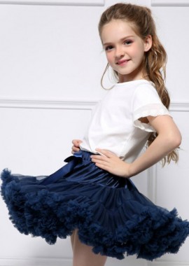 GIRLY NAVY BLUE TUTU SKIRT