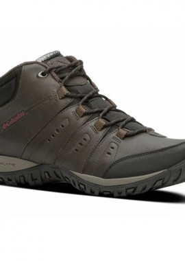 COLUMBIA BM3926-231 WOODBURN II CHUKKA WP OMNI HEAT BROWN