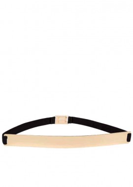 PerfectDress.gr - minimal golden plate ελαστική ζώνη Εve small