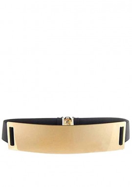 PerfectDress.gr - minimal golden plate ελαστική ζώνη Εve large