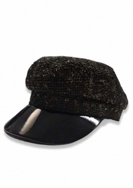 parisian tweed vinyl καπέλο Gatsby gold