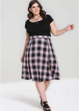 grunge καρώ φούστα Hailey