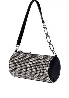 PerfectDress.gr - glam τσαντάκι strass modernity black