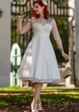 PerfectDress.gr - vintage bridal λευκό φόρεμα Tulle