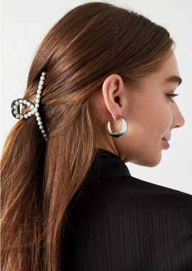 chic κλάμερ μαλλιών mini pearl
