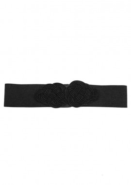 PerfectDress.gr - lurex ελαστική ζώνη Kleo black