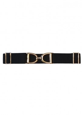 chic ελαστική ζώνη Double D black
