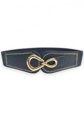 PerfectDress.gr - retro φαρδιά ζώνη Infinity navy blue