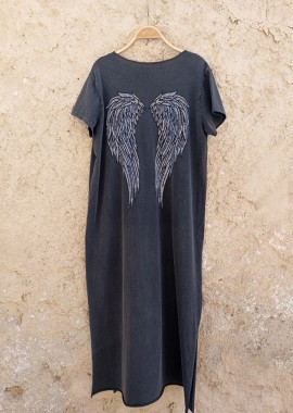 PerfectDress.gr - casual φόρεμα Angel ανθρακί