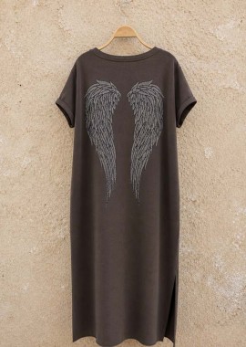 PerfectDress.gr - casual φόρεμα Angel καφέ