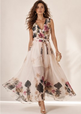 αέρινο floral maxi φόρεμα Amelia