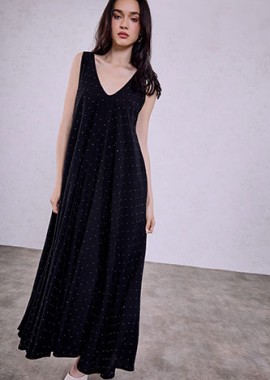 Φόρεμα μάξι με strass SQ1738.8399+1