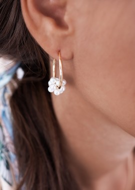 ATOM PEARL EARRINGS