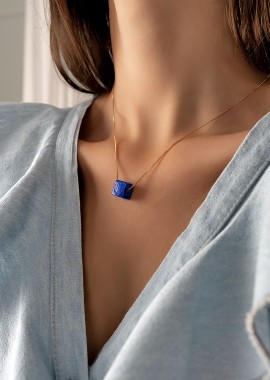 sense-shop - DICE BLUE NECKLACE