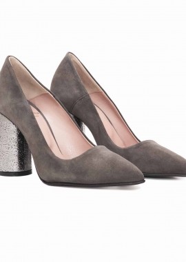 - Δερμάτινες Γόβες Art 17FW90 Grey