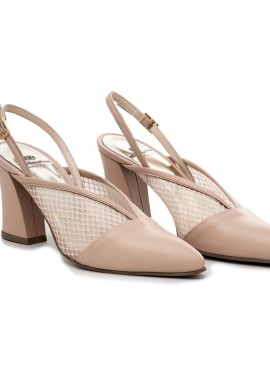 - Δερμάτινες Γόβες Art 20SS72 Beige