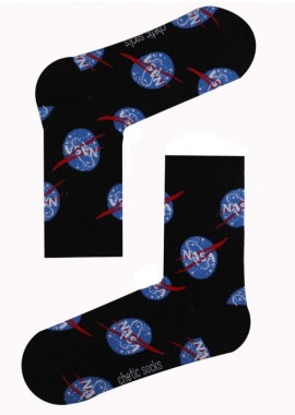 chetic socks - Κάλτσες Nasa γαλαξίας μαύρο unisex