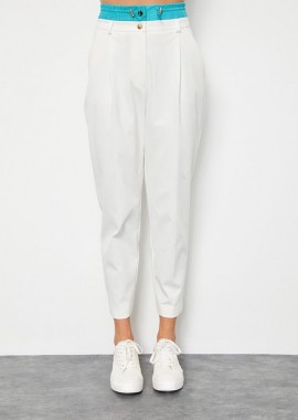 Γυναικείο slouchy colour block παντελόνι