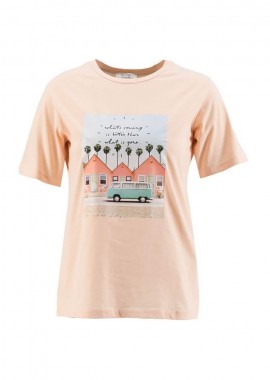 SOU - Γυναικείο t-shirt με σχέδιο What's coming..