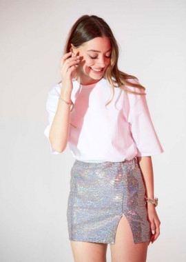 Γυναικεία λαμπερή φούστα Cindy