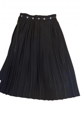 Thetis γυναικεία φούστα απλικέ με μεταλλικά κουμπιά