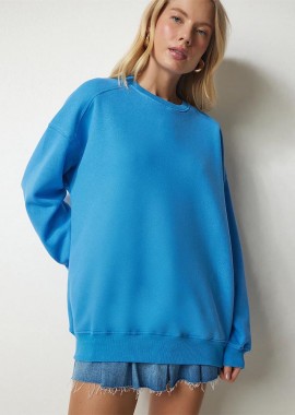 Lucia γυναικείο φούτερ μπλε